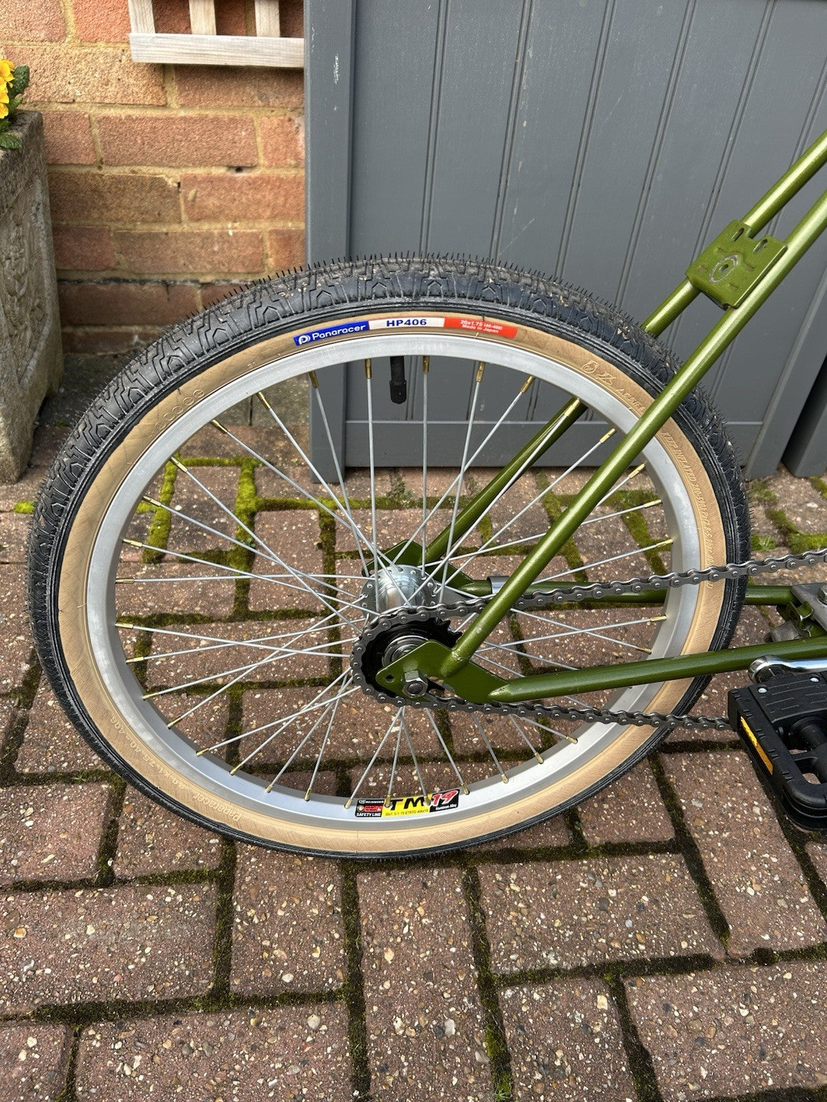 Pair of Customised Retro Nottingham-built Steel Raleigh Stowaway Folding Bikes