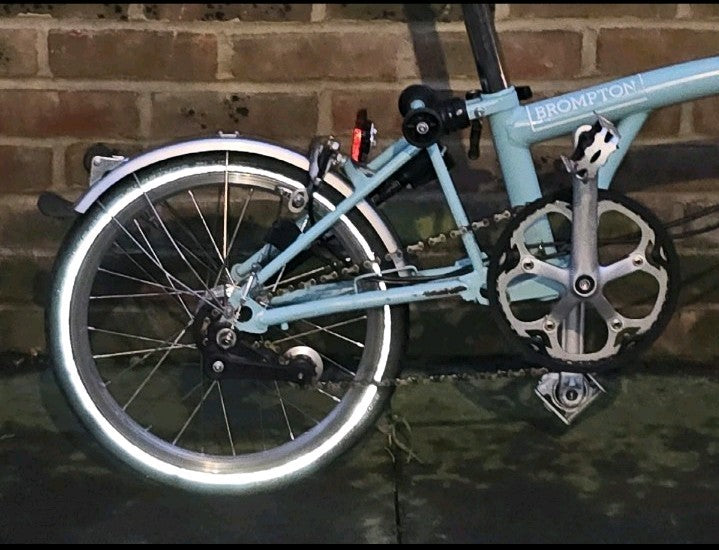 Brompton M3L 3 Speed Folding Bike Blue Sturmey Archer Hub + Pump Christmas Gift