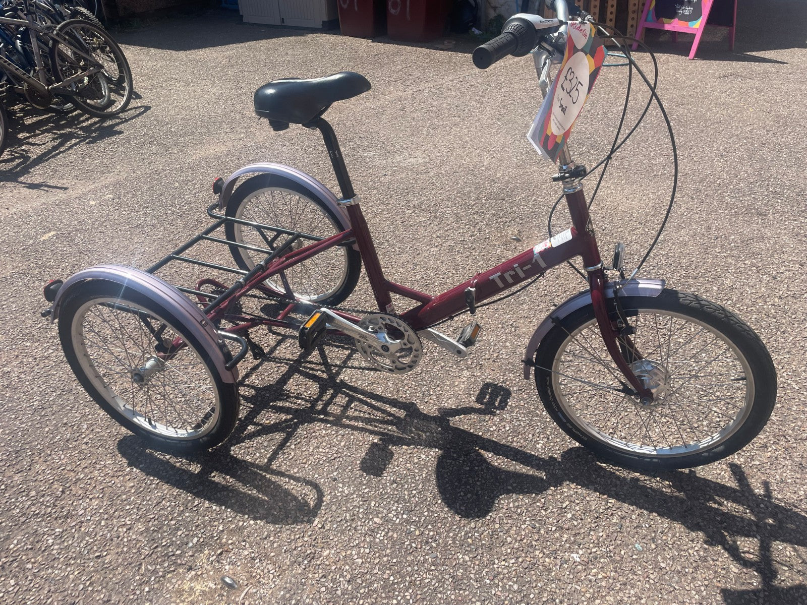 Pashley Tri-1 Adult Tricycle - folding 15'' frame
