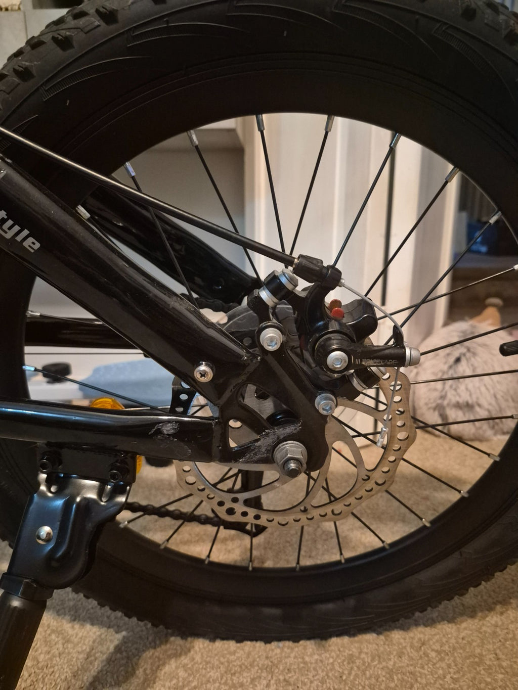 20 inch wheel folding bike shimano gears, disc brakes