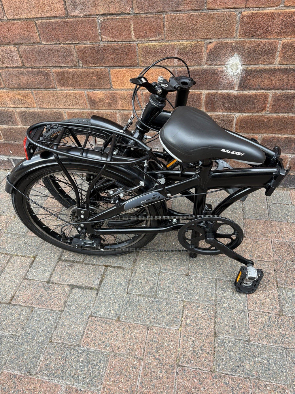 Raleigh Stowaway Folding Bike 20” 7 Speed Folding Pedals & Handlebars
