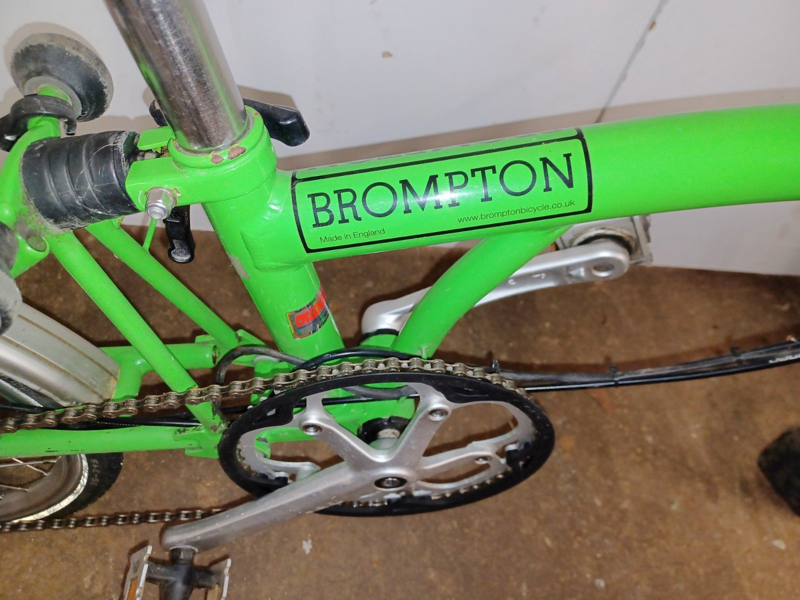 Brompton 3 Speed Folding Bike in Green 2008 Model.