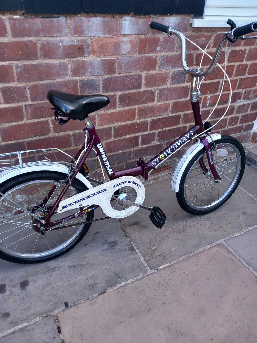 Universal Stowaway Folding Bike 3-Speed, 20" Wheels Excellent Condition