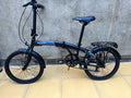 Raleigh FoldWay Bike 20in Black 7-Speed Grip Shifter