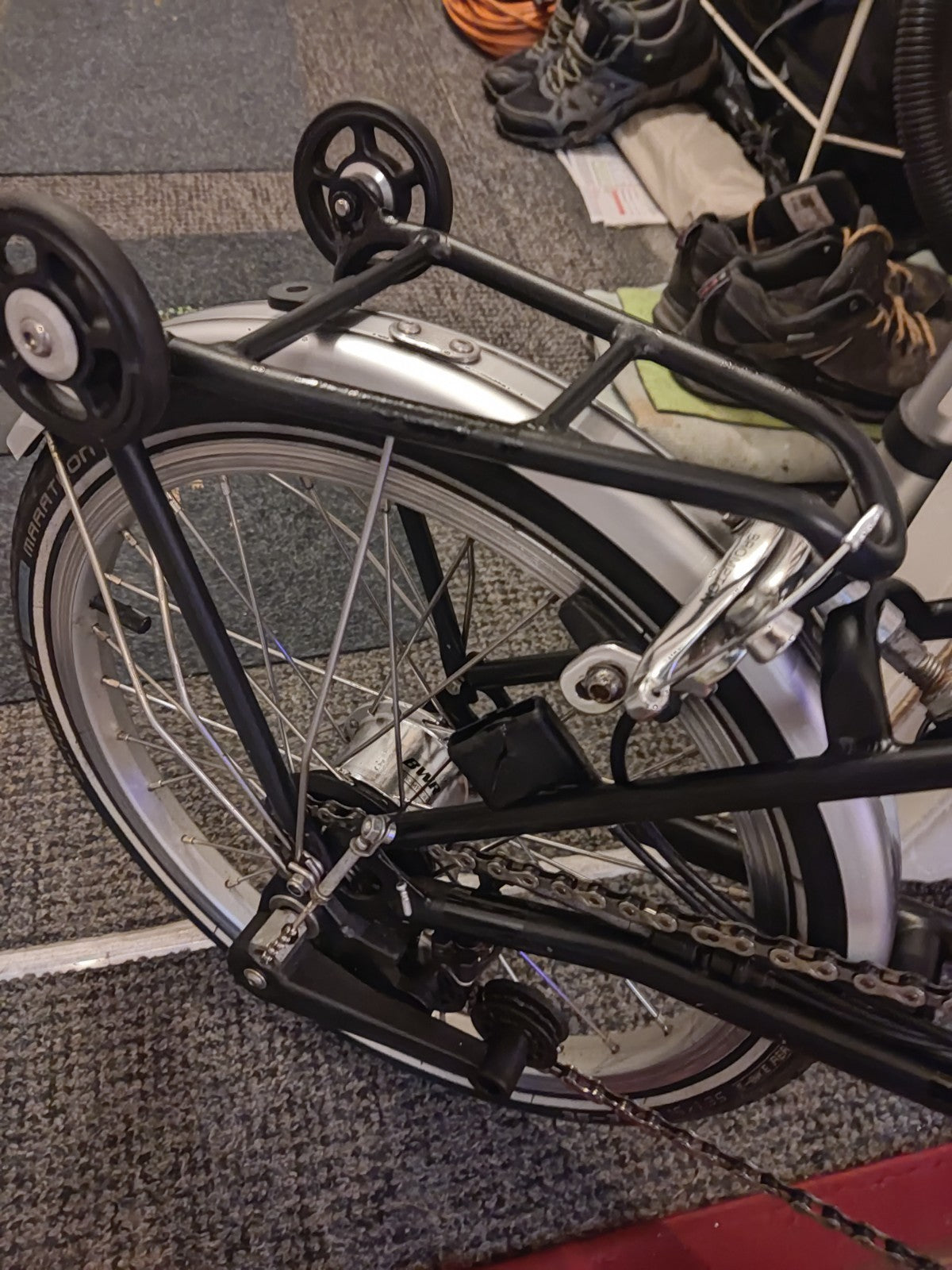 Brompton Folding Bike 6-Speed Black