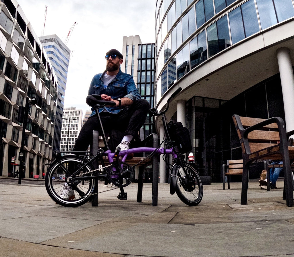 brompton Electric C line [4 speed] Pop Lilac
