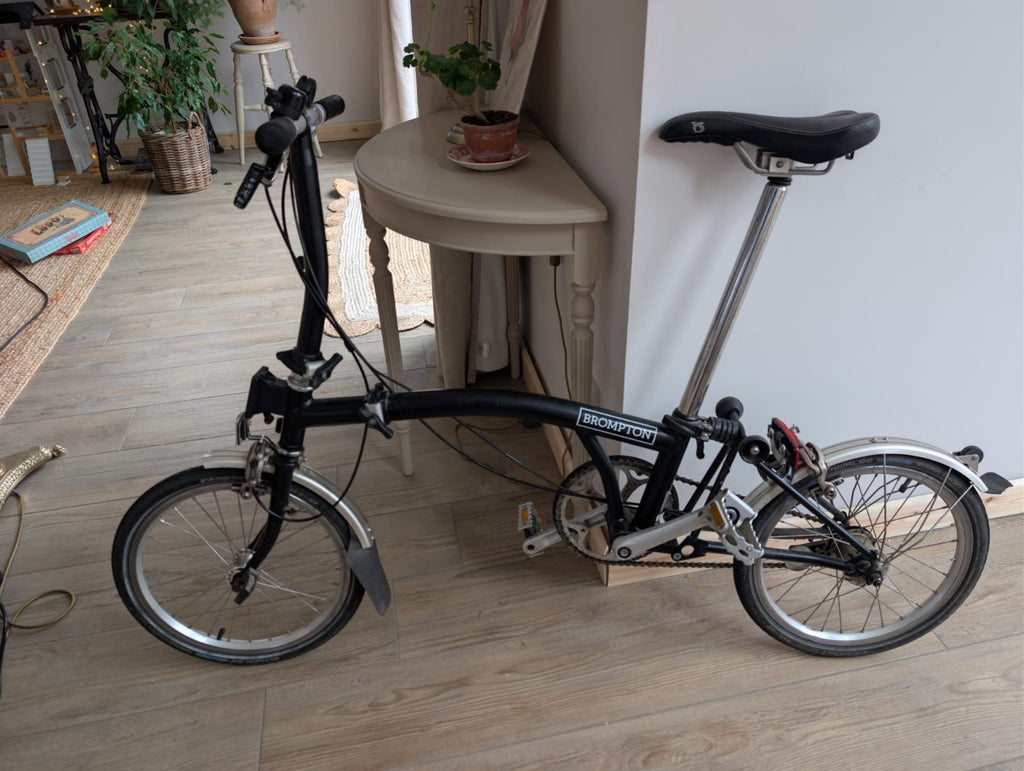 Brompton Folding Bike 3-Speed, Black
