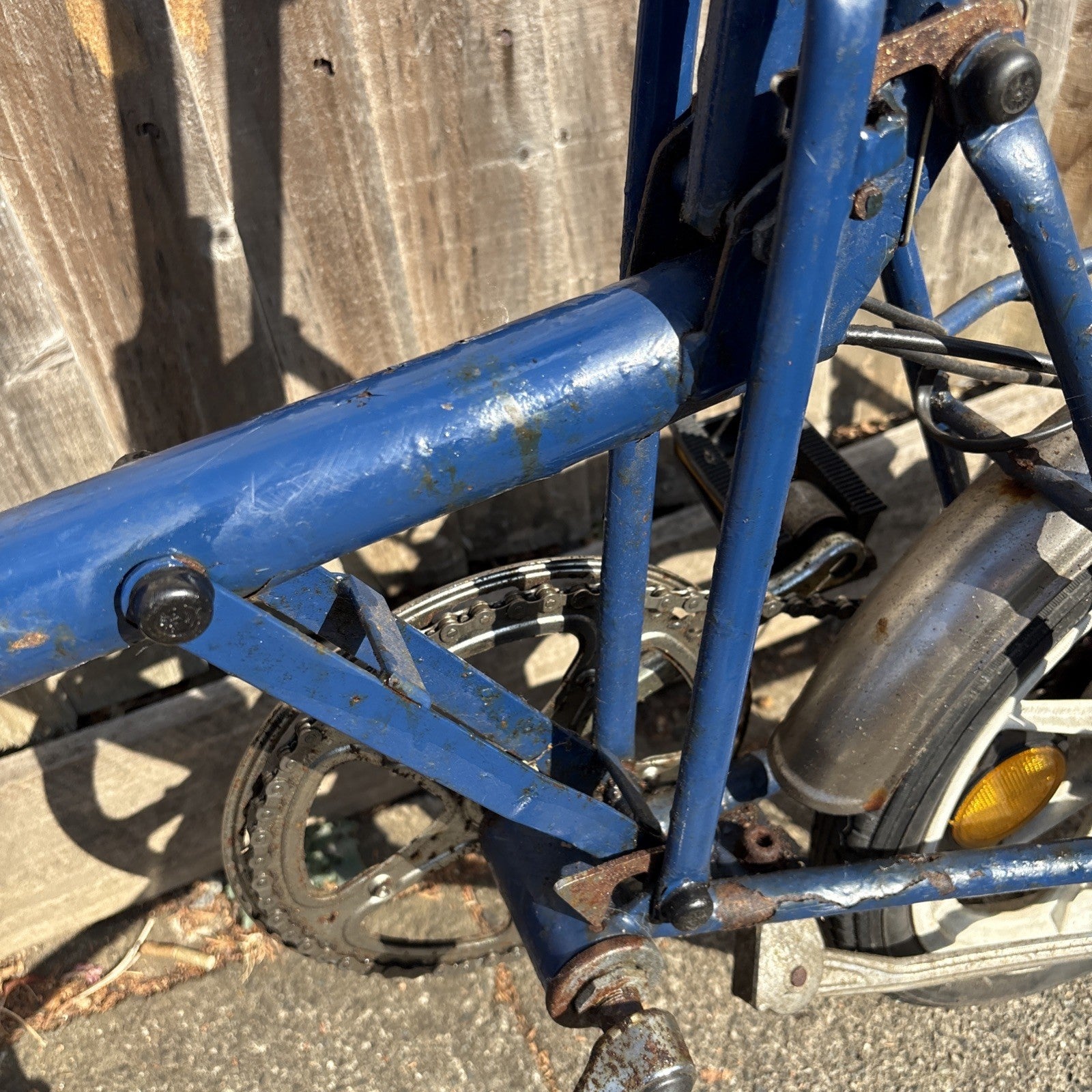Vintage DI BLASI Folding Bike- Navy 4 Gears