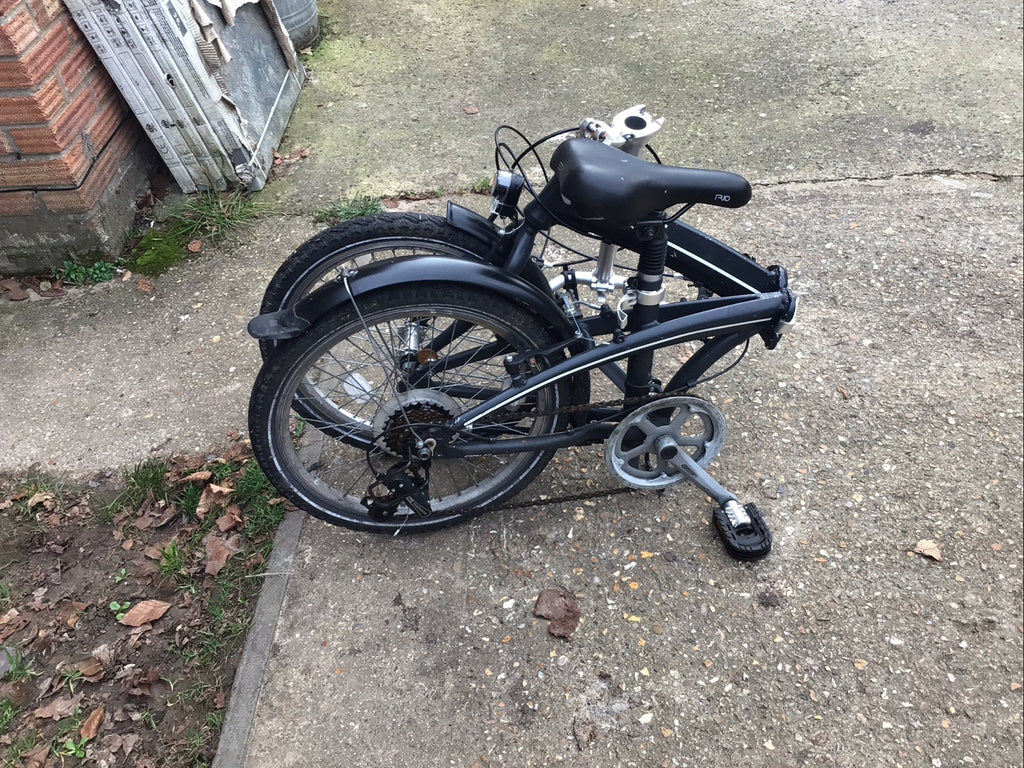 Orus Folding Bicycle-grey