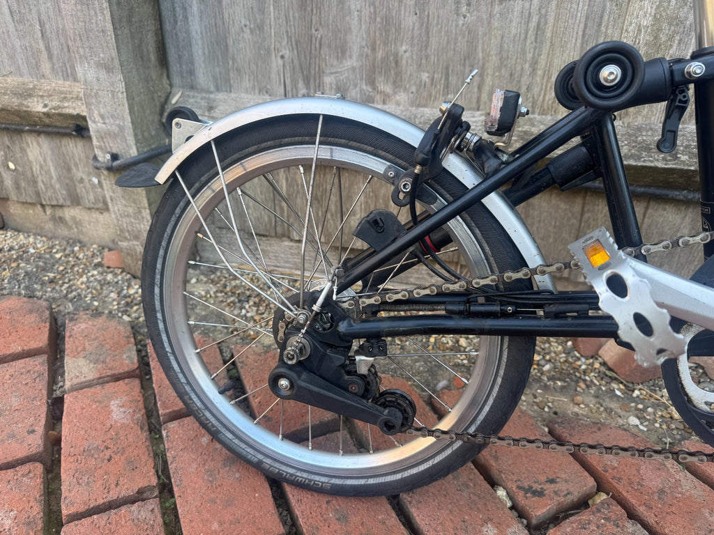 Brompton M6L 6 Speed Folding Bike Black 2019 M Type Mudguards