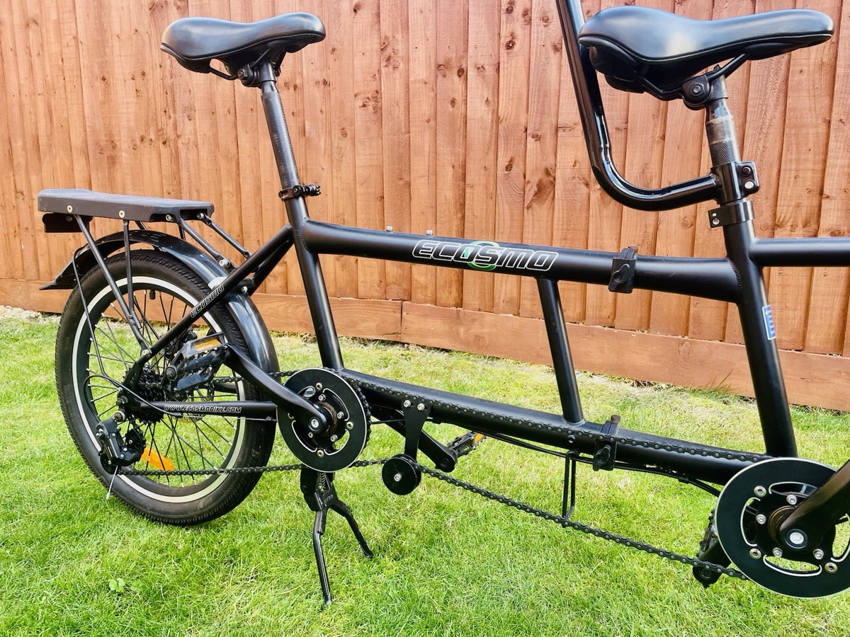 ECOSMO Folding Tandem - Black