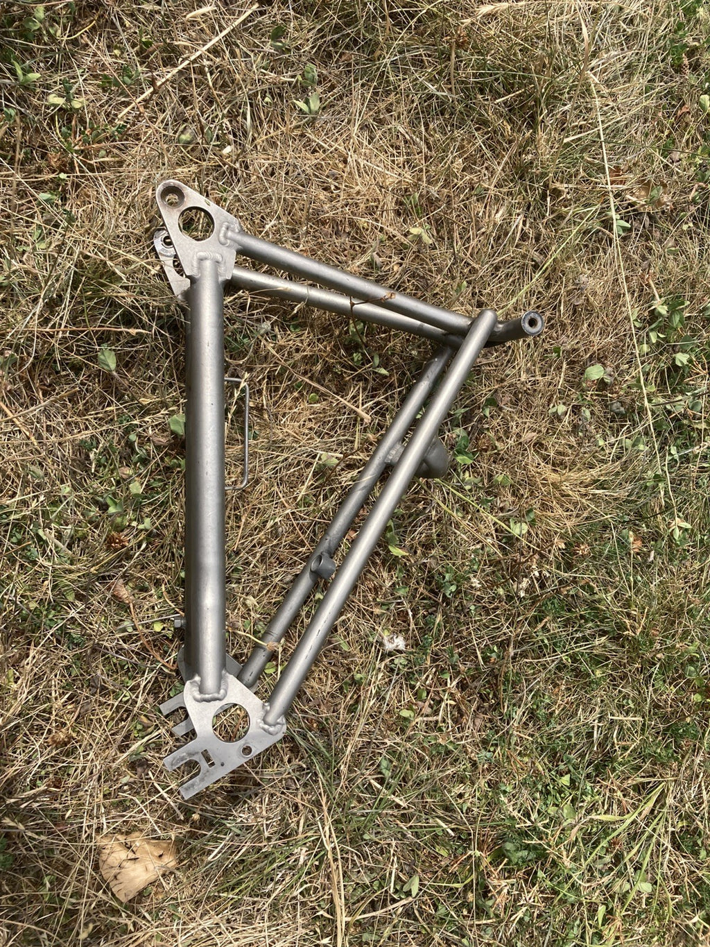 Genuine Brompton titanium rear triangle damaged