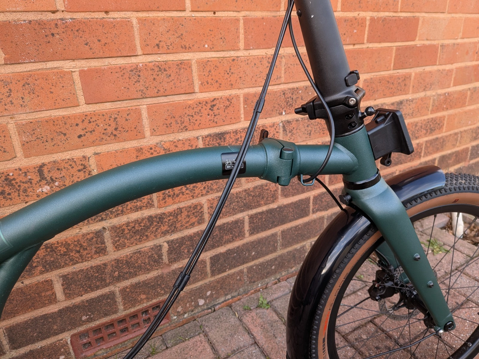 Brompton G Line Forest Green Large Excellent Condition Bairly Used