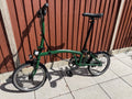 Brompton C Line Folding Bike 6-Speed, High Bar, Green