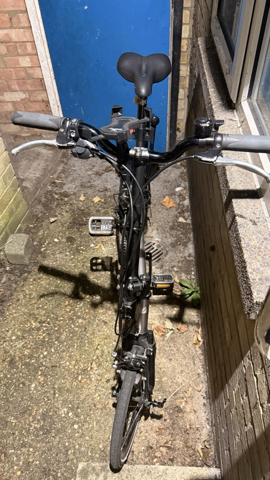 Mezzo Folding Bike like Brompton +Kryptonite D-Lock, ExtraSaddle+Phone Mount