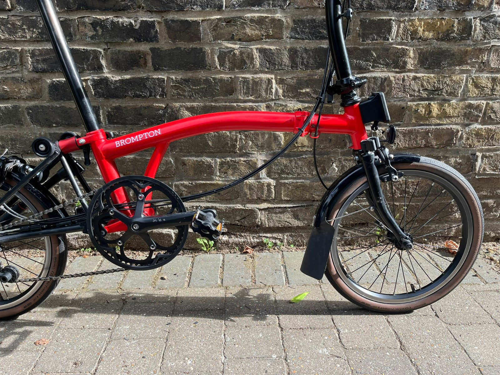 Brompton C-Line 6 speed Red Black S-type