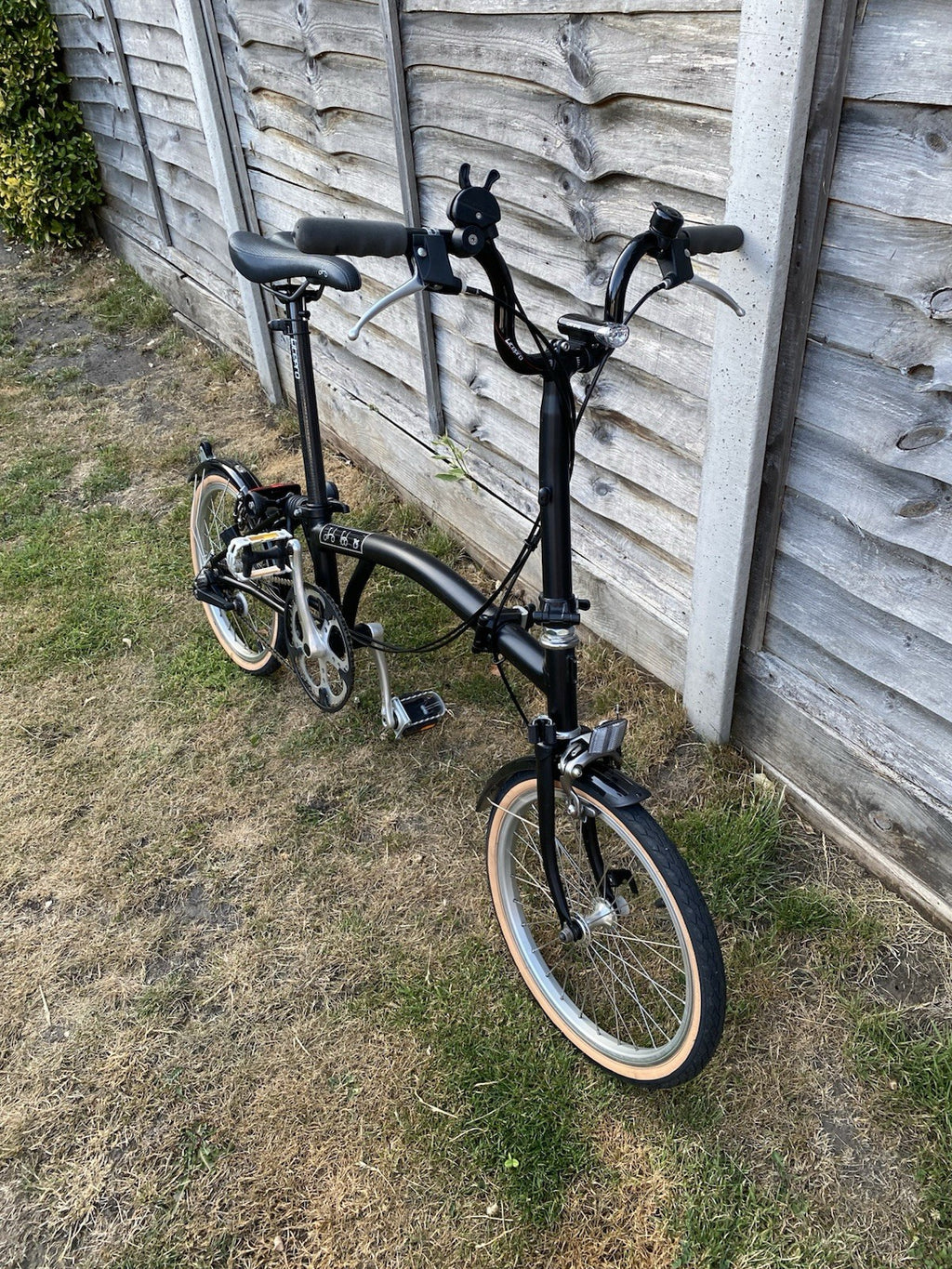Brompton 3-Speed Black Foldable Bicycle