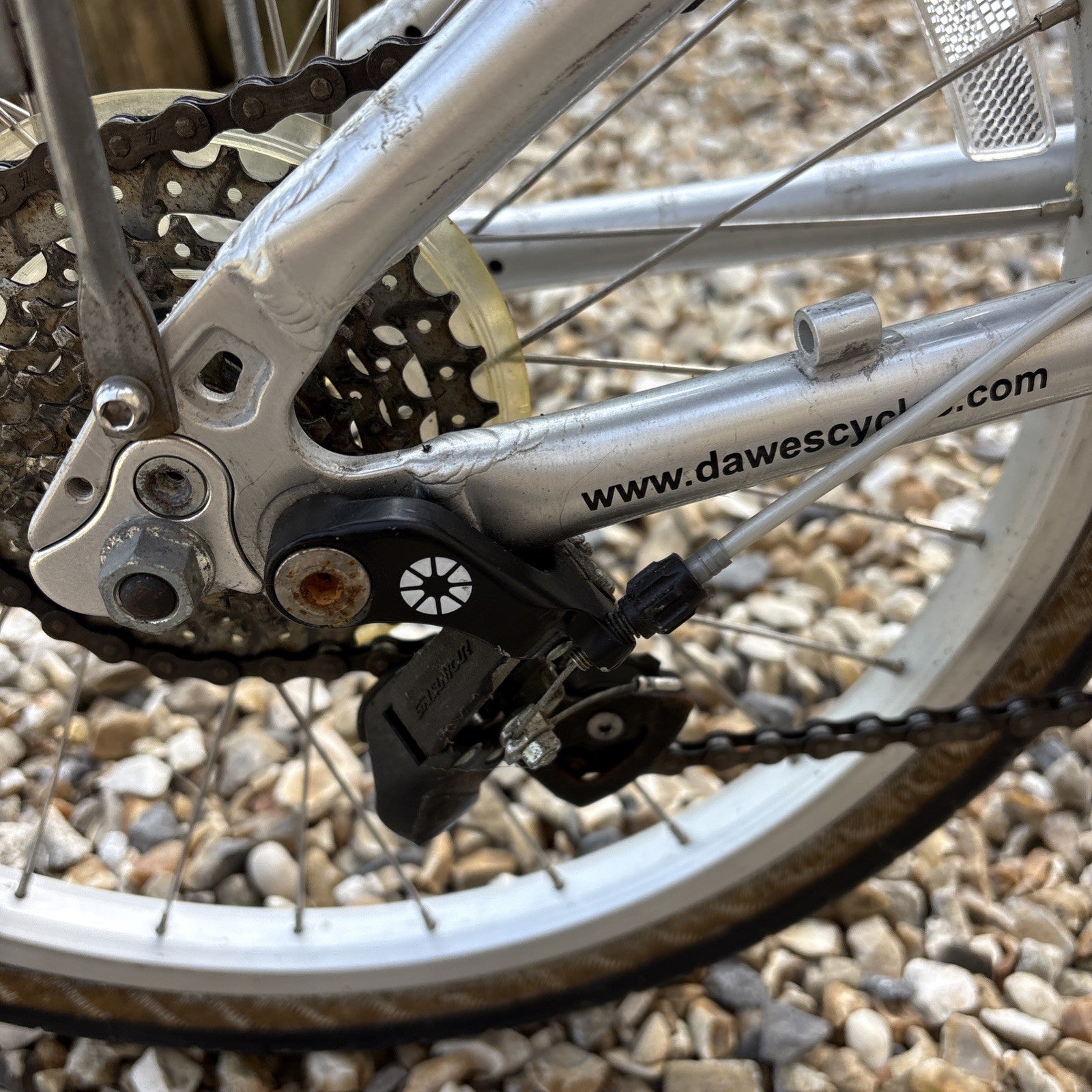 Dawes Folding Bike Silver