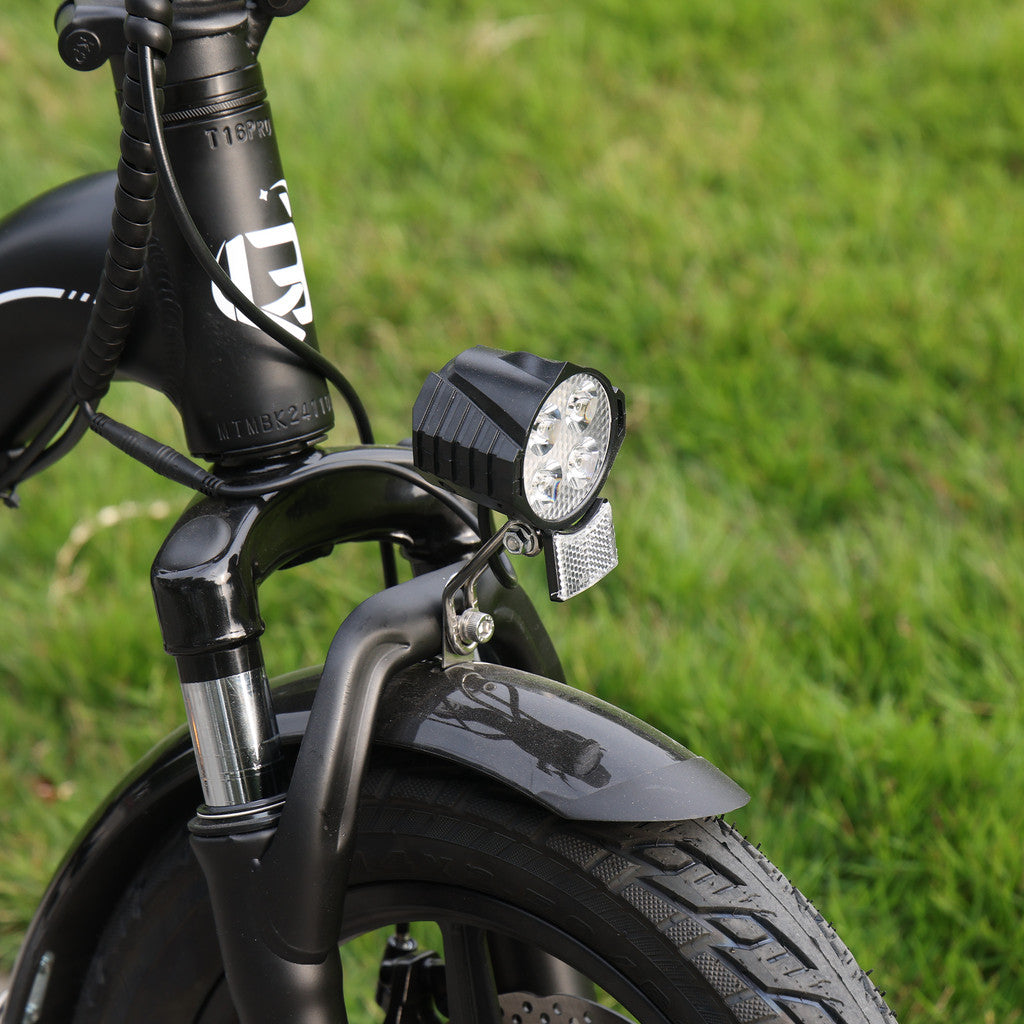 14" All-Terrain Folding commuter bike,21kg, 36V 10Ah,25KM/H,Full Disc,Rack-T16BL