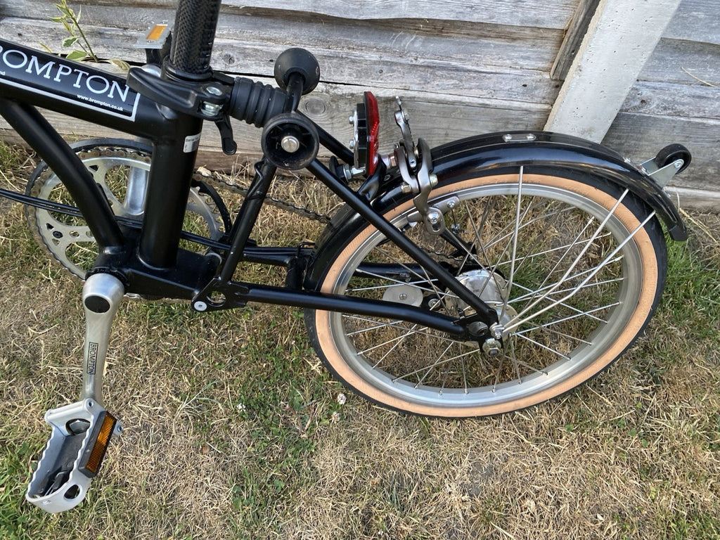 Brompton 3-Speed Black Foldable Bicycle