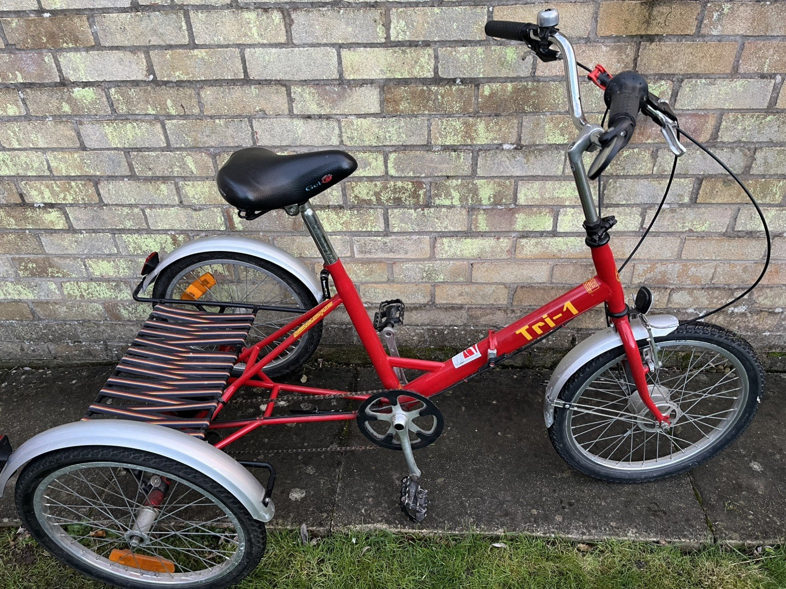 Adult Folding Pashley  Tricycle Tri-1 Red 17" frame, good condition
