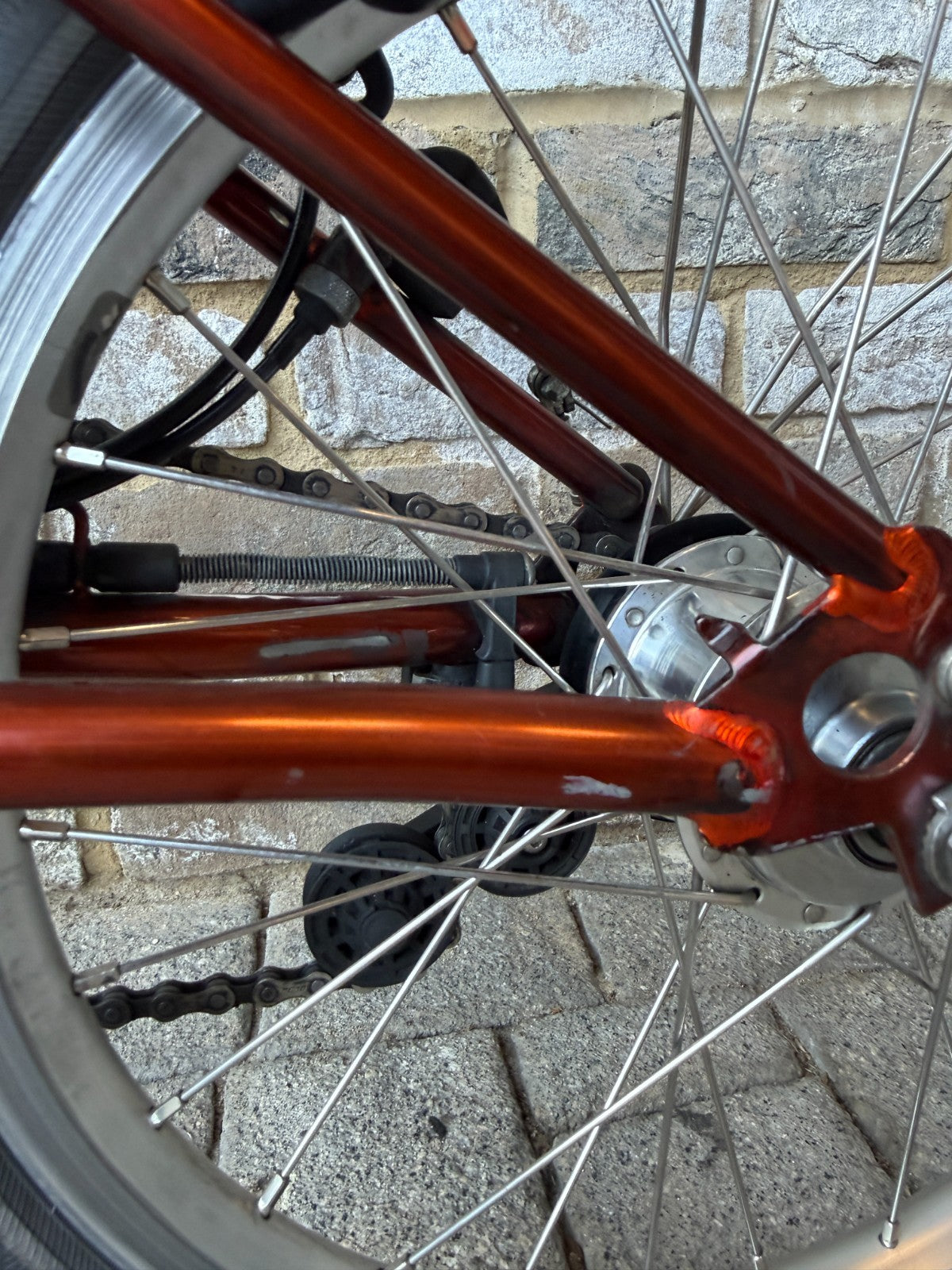 Brompton Flame Lacquer (Full) S6L - C Line 6 Speed Low - RARE - WORLDWIDE SHIP