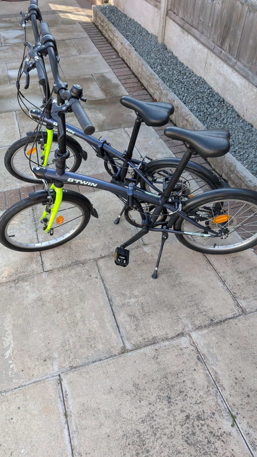 For Sale, 2 x BTWIN Folding Bikes, 20inch Wheels, collection only