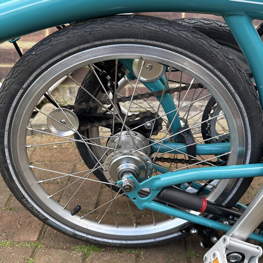 Brompton B75 16" Folding Bike - Blue - Discontinued - VGC - Classic Shape
