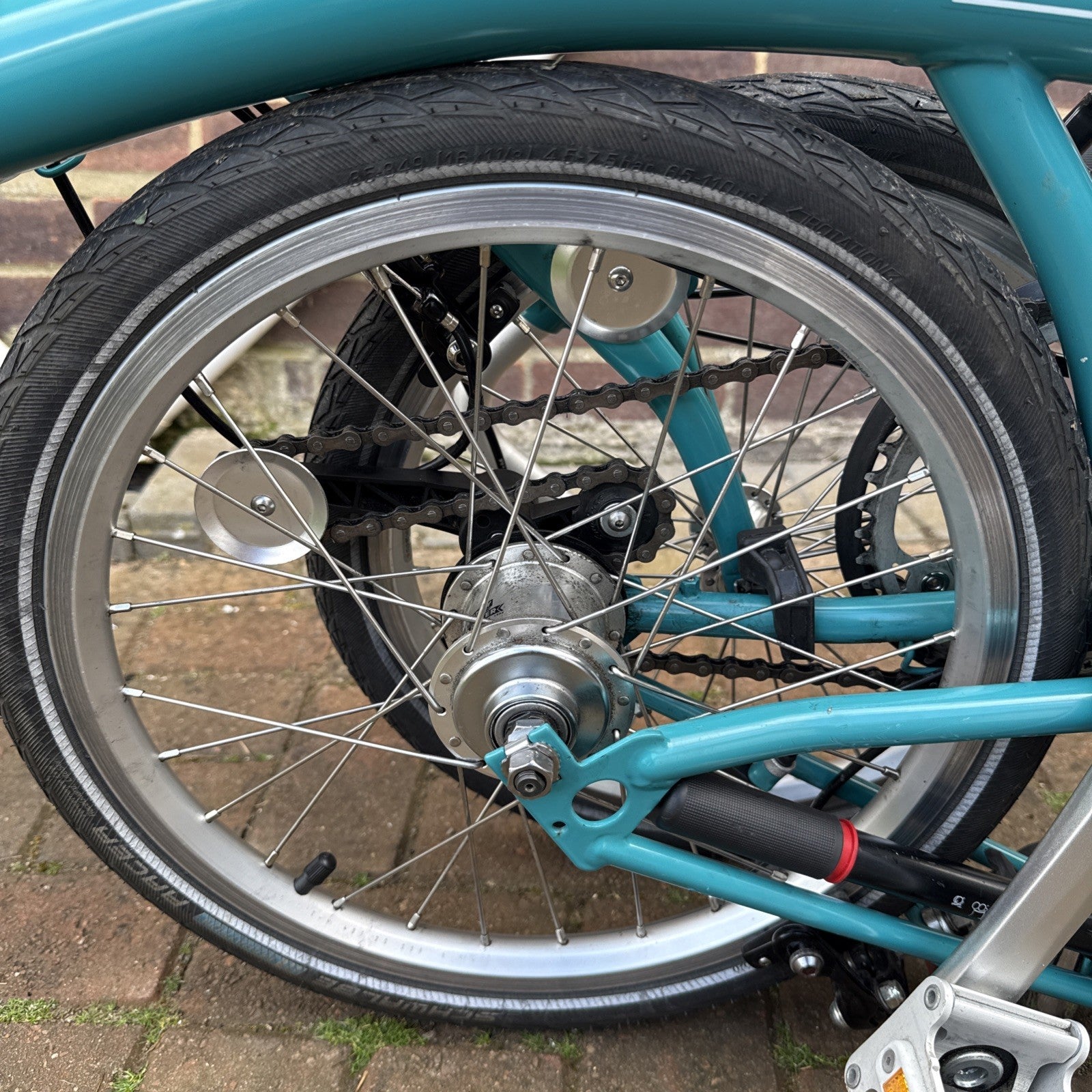 Brompton B75 16" Folding Bike - Blue - Discontinued - VGC - Classic Shape