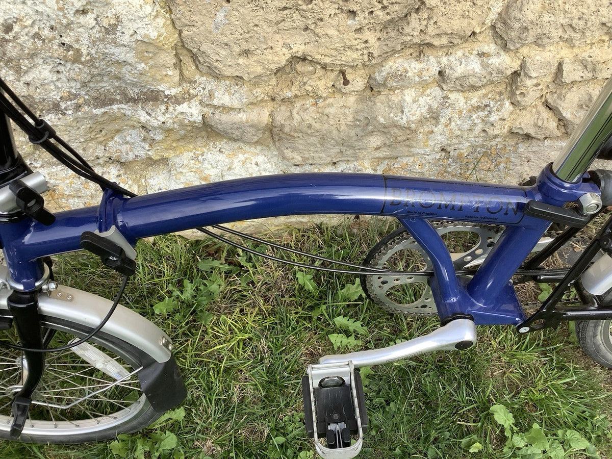 Brompton M3L Folding Bike - Blue - UK DELIVERY