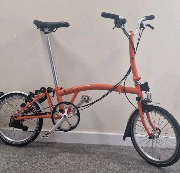 Brompton  C Line 6 Spd FLAME CORAL  Global P&P📦🌎✈️📬