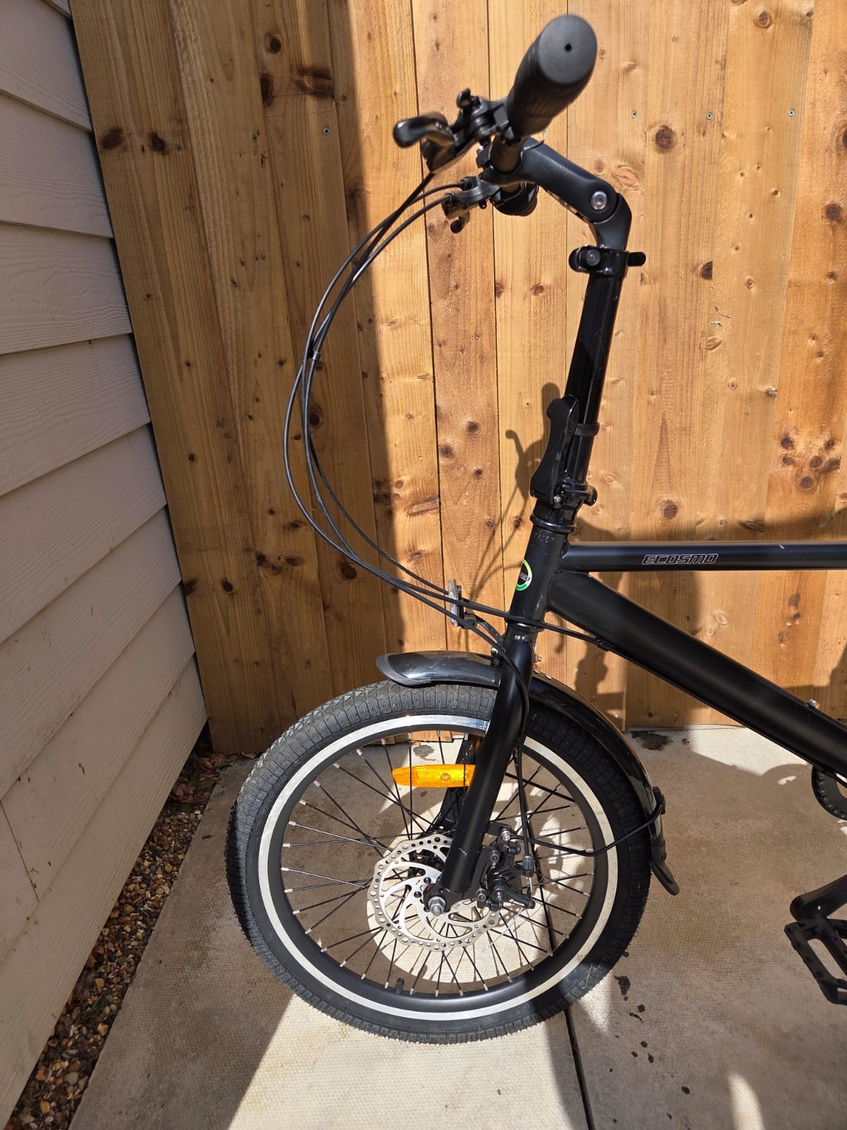 Ecosmo Folding Tandem Bicycle  20" Wheel 7SP Shimano  DiscBrakes 23kg-20TF01W-N
