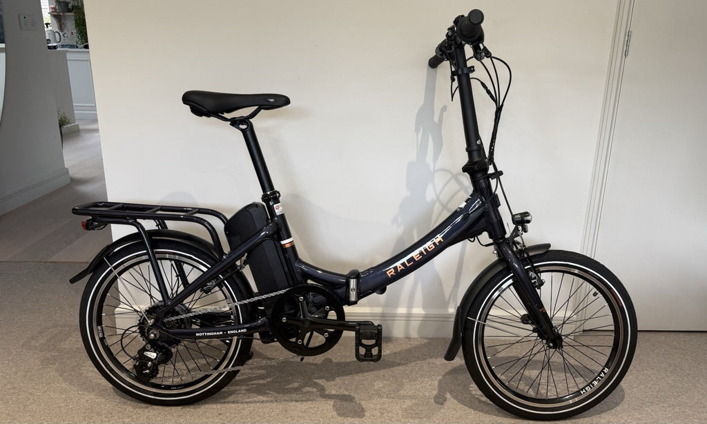 Raleigh stow e way Folding Bike Black