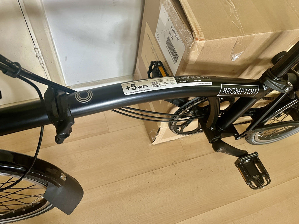Brompton C Line Explore, 6-Speed, Black, Black Ed, Low Handlebar 2025