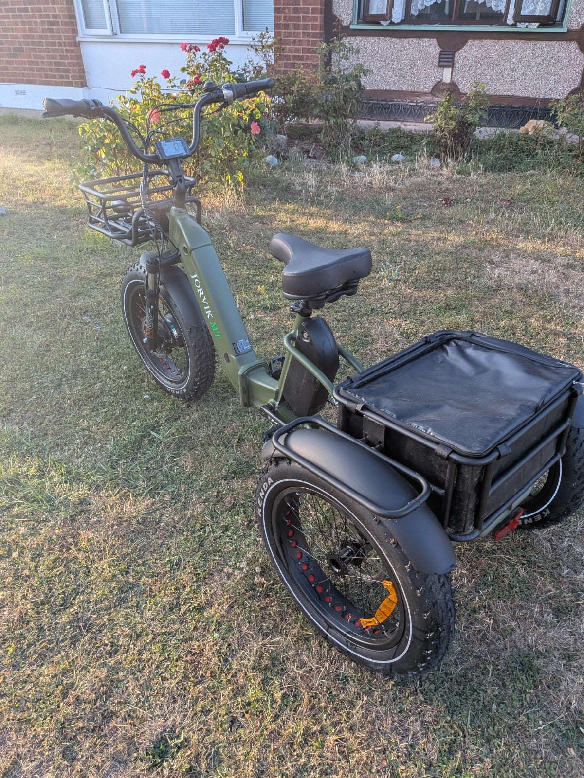 Jorvik JMT11-7 Dual Battery 'E' Folding Tricycle ,Trike,EX-DISPLAY, Delivery Pos