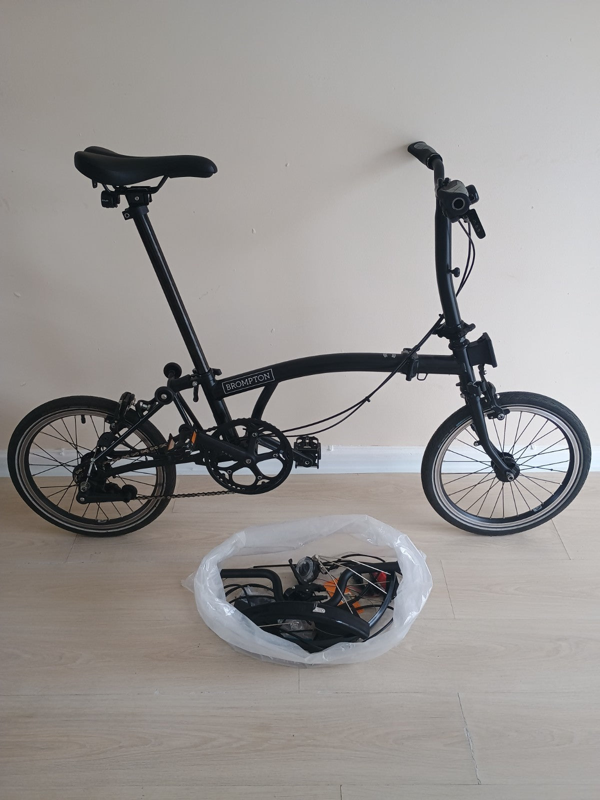 brompton folding bike 6 speed c line