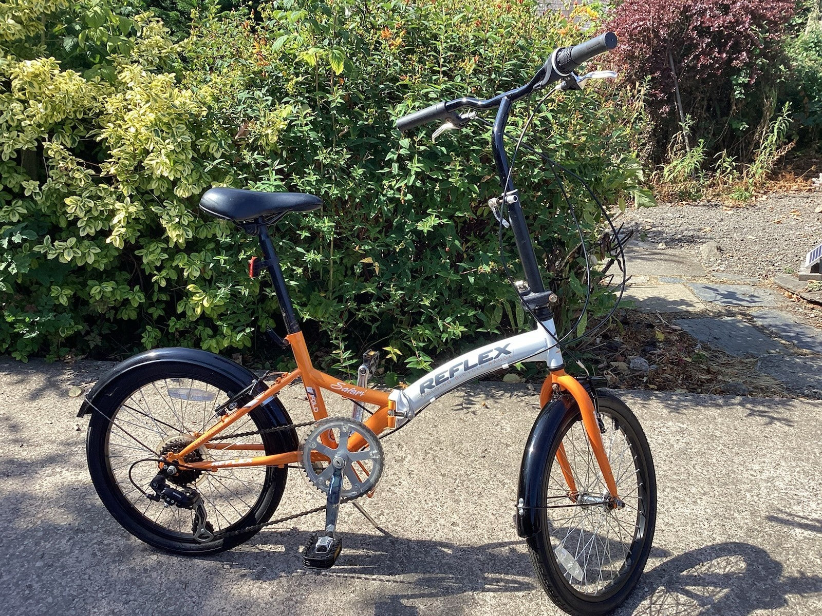 Two adult folding bikes