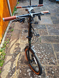 Eco Smobike 20TF02 20in Folding Tandem Bike Mechanical Disc Brakes Bell
