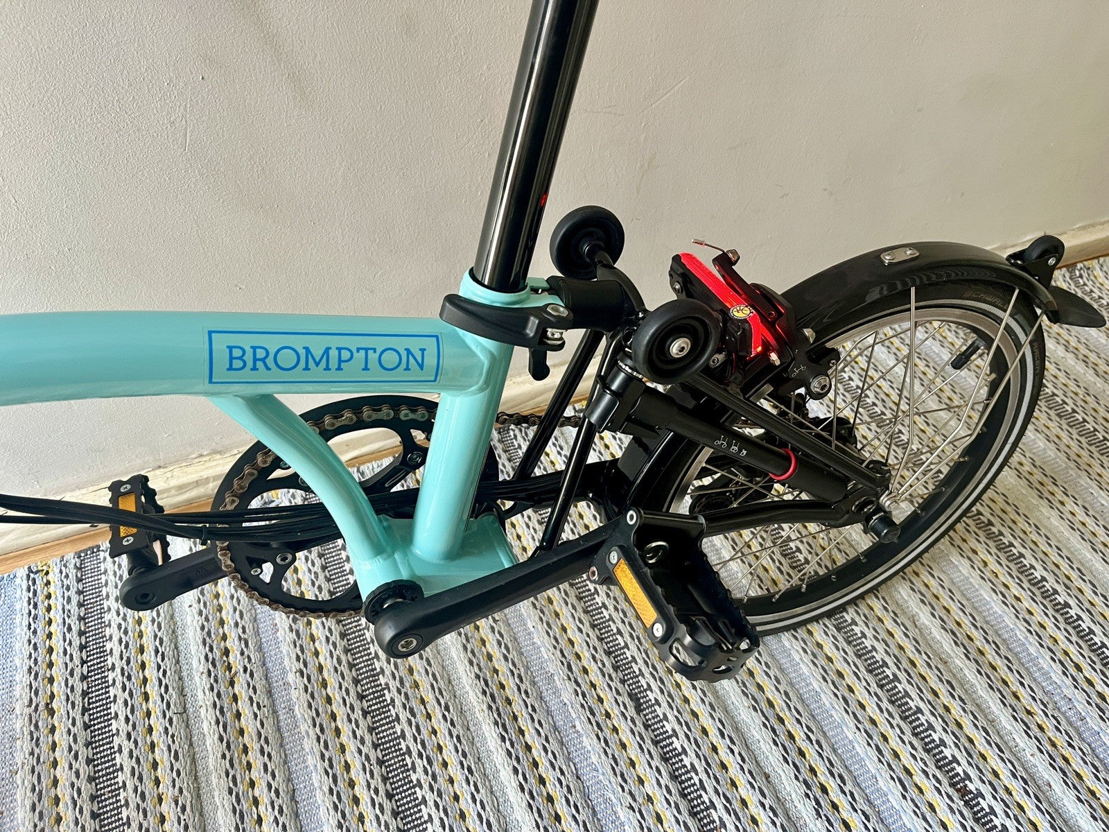 Brompton Bike 6-Speed Turquoise Green, One Size