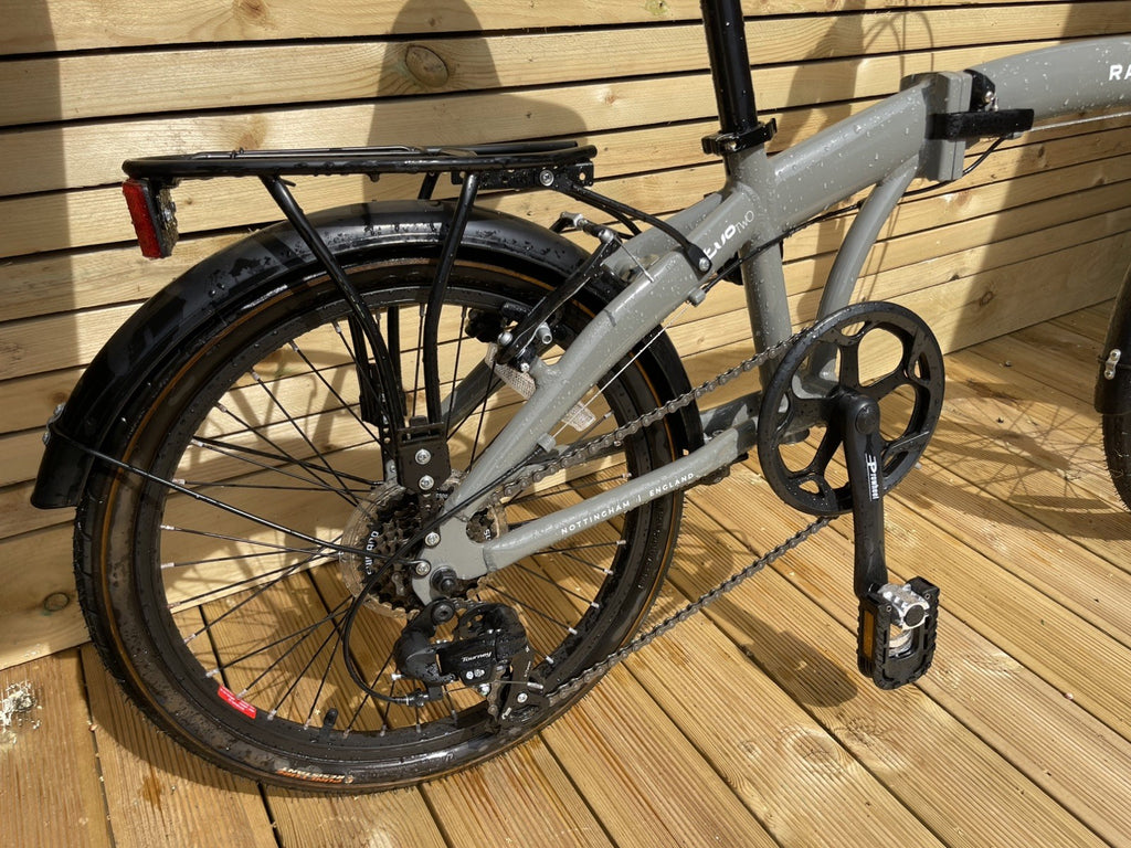 Raleigh Evo Two Folding Bike - Grey – Excellent Condition - White decal