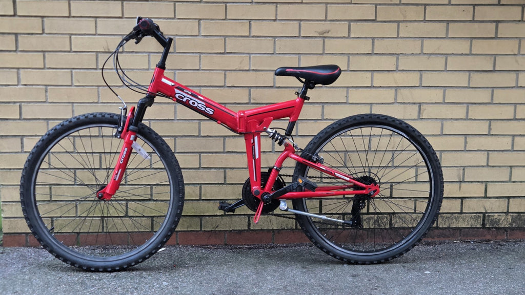Cross CXF300 Folding Mountain Bike 26" Red