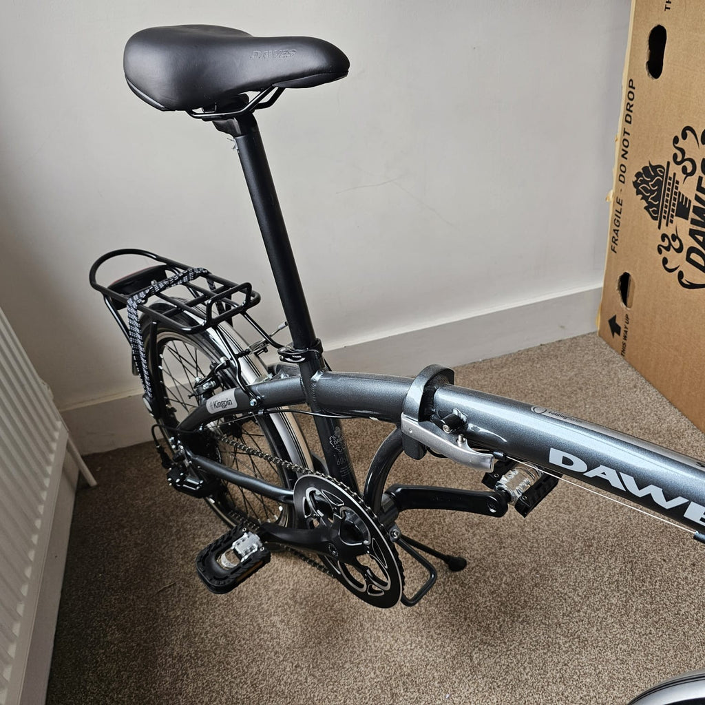 Dawes Kingpin Folding Bike Grey – Used Once – Excellent Condition – RRP £521