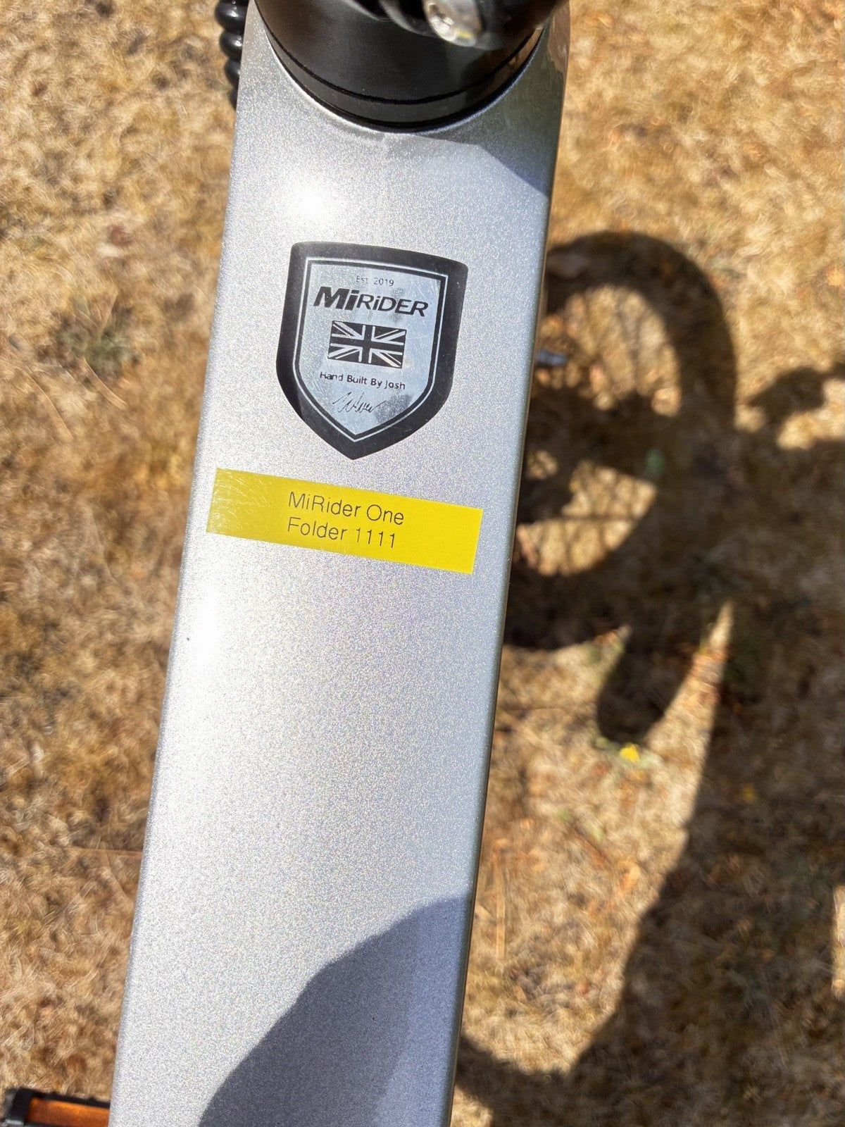 Mirider Folding Bike Silver
