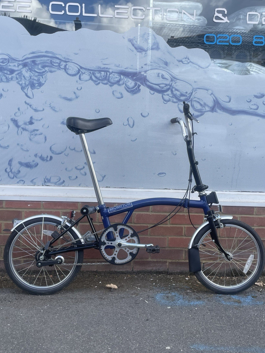 Brompton M3L Folding Bike - Tempest Blue