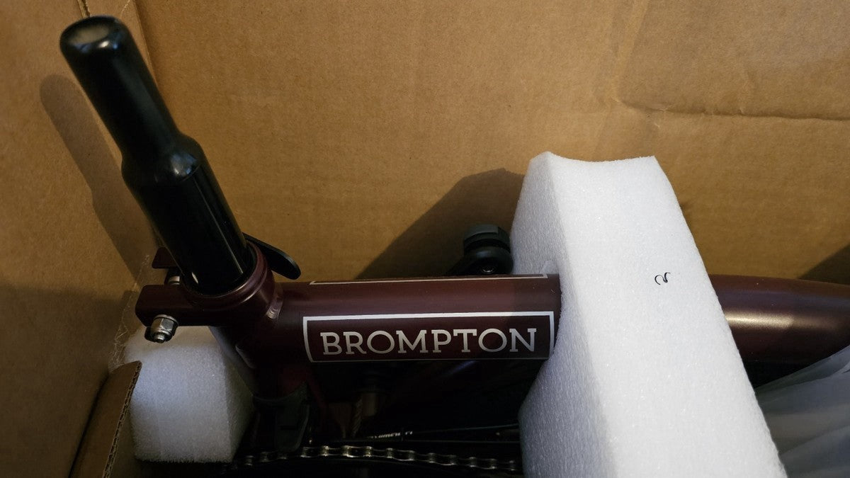 Brompton P Line - 4-speed 2026 Folding Bike, Plum Colour, Brand New