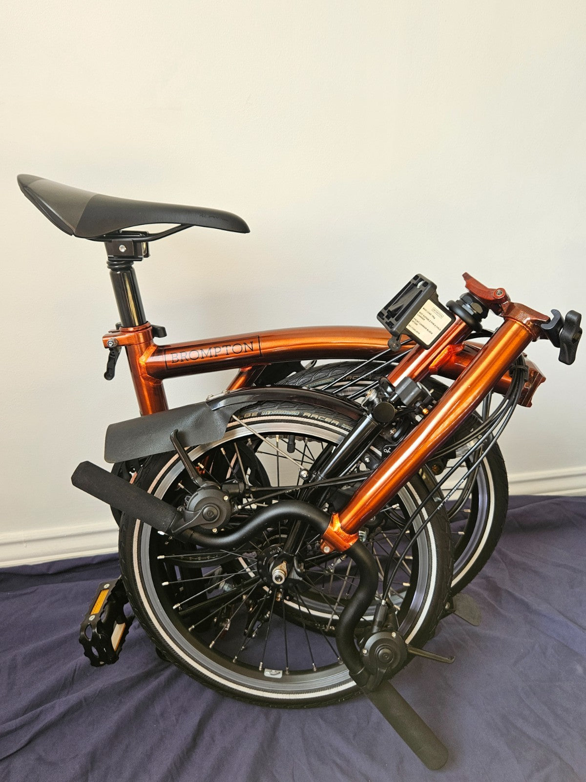 Brompton M6LX Superlight Titanium 6 Speed Flame Lacquer Excellent Condition