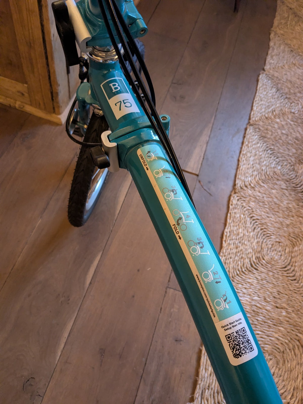 Brompton B75 Folding Bike, Very Light Use, Always Stored Indoors.