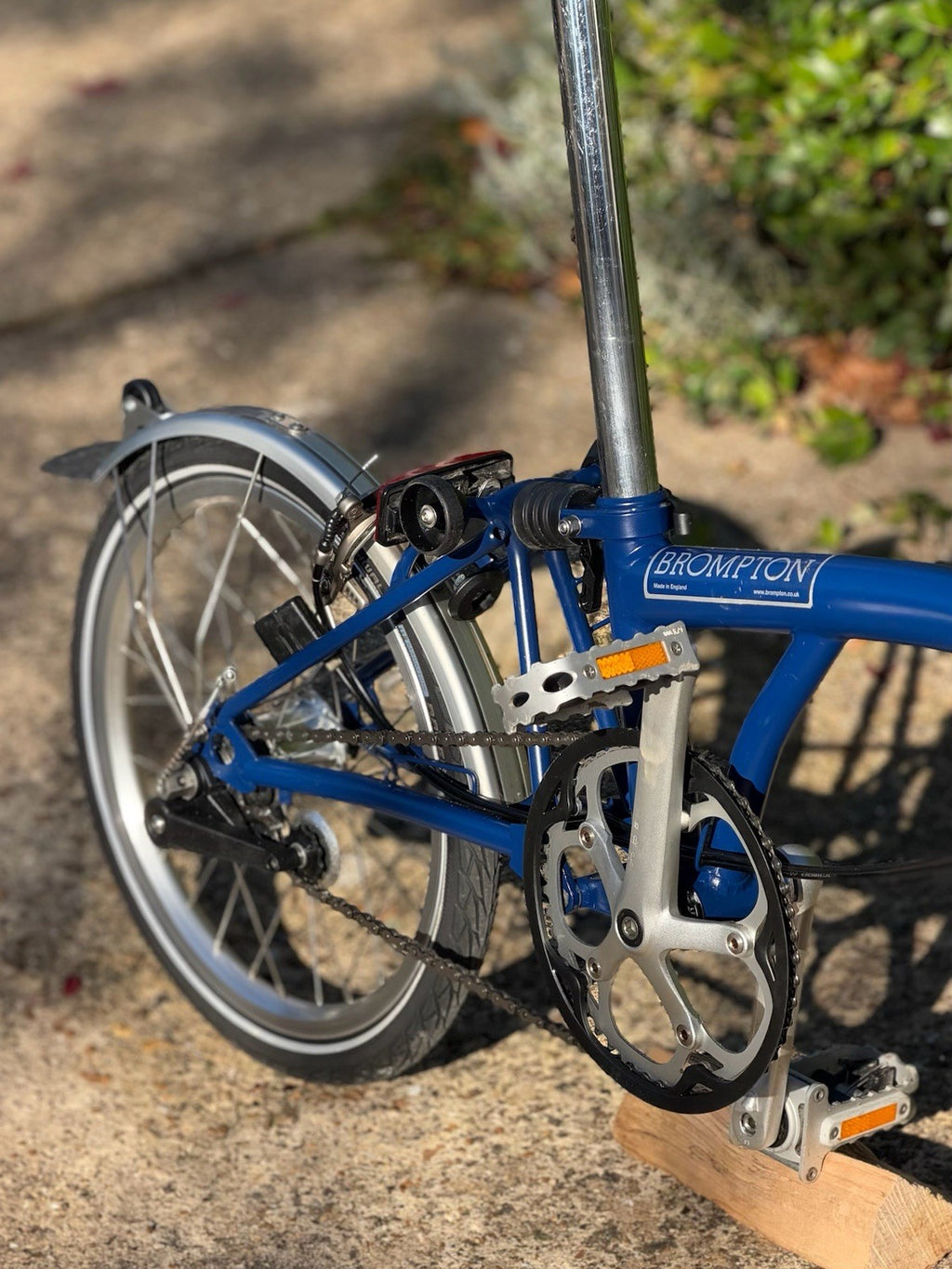 Brompton M3L 2013 Folding Bike 3-Speed, Tempest Blue
