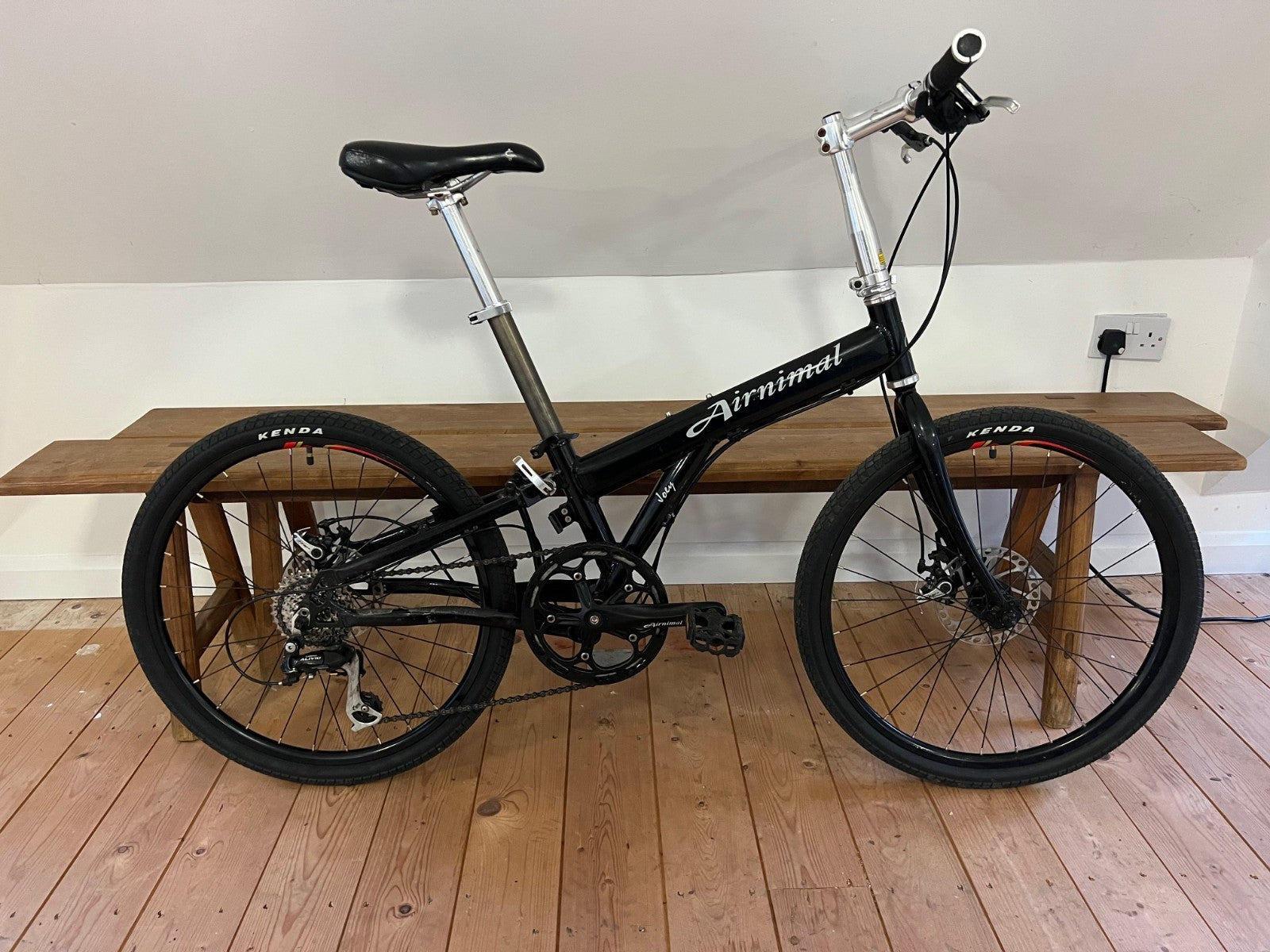 Airnimal Joey folding disc commuter bike Brompton slayer! Upgraded
