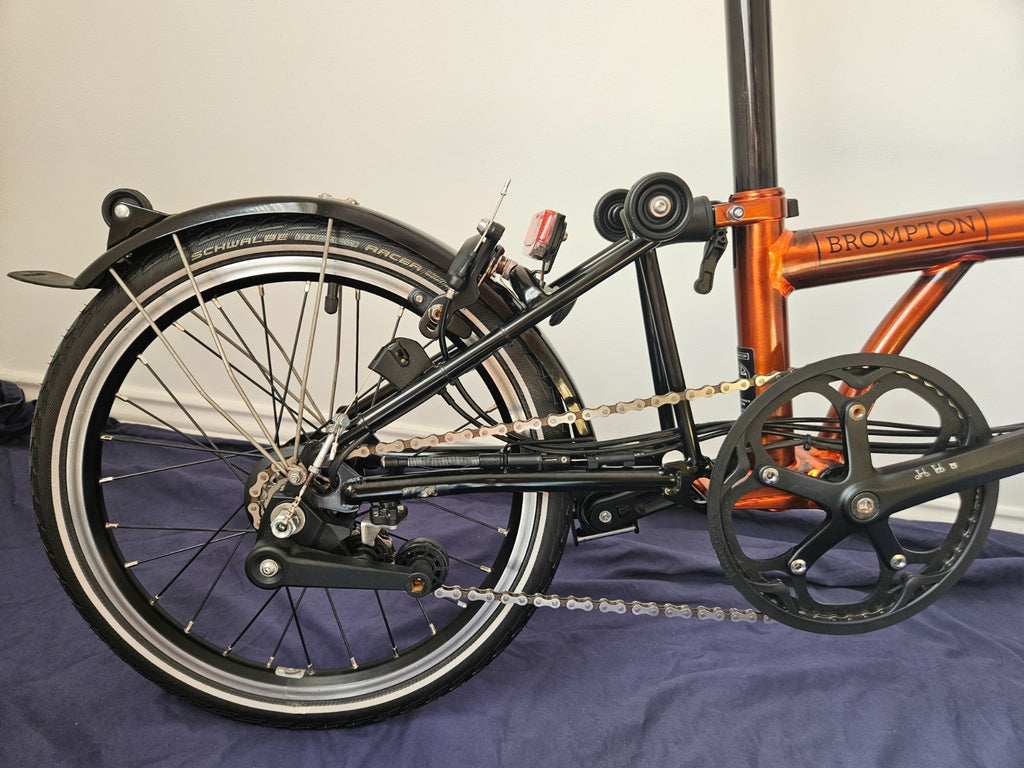Brompton M6L-X Superlight Titanium 6 Speed Flame Lacquer Excellent Condition